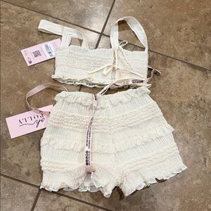 Oh Polly Ivory Textured Set